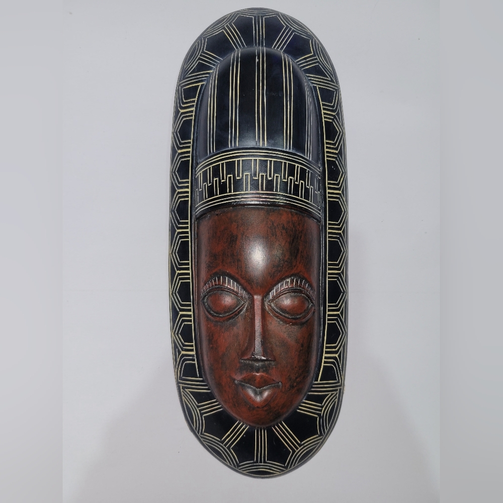 2 For $80 Wooden Tribal Mask